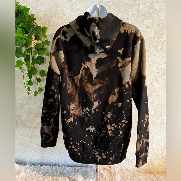 NWOT🎨 “coffee & cream”☕️ Custom zip hoodie jacket - Picture 3 of 5